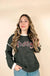 Knitted Merry Patch Graphic Long Sleeve Top - LECCE