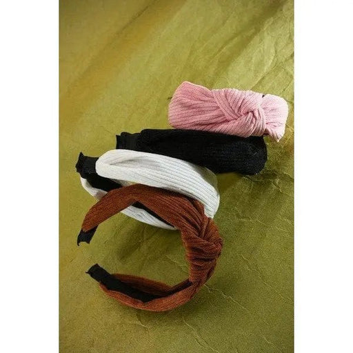 Knotted Corduroy Headband - LECCE