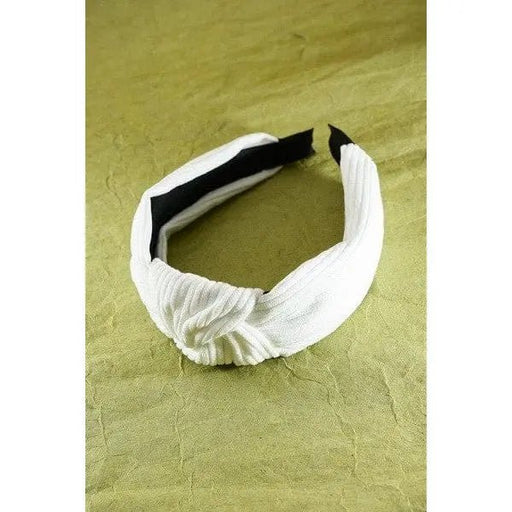 Knotted Corduroy Headband - LECCE