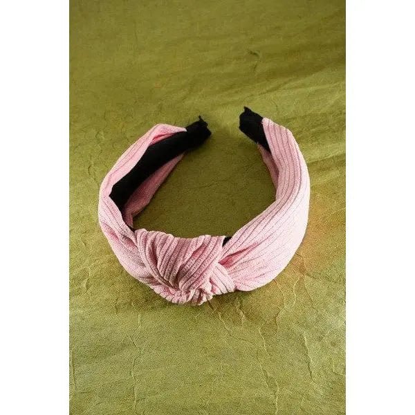 Knotted Corduroy Headband - LECCE