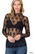 Lace See - through Layering Short Sleeve Top - LECCE