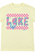 Lake Checkers Graphic Tee – Women's Summer T-Shirt on white background