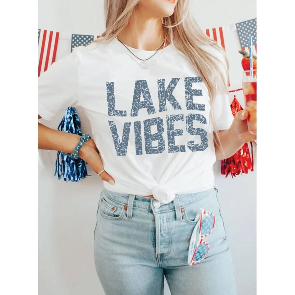 LAKE VIBES GRAPHIC TSHIRTS - LECCE