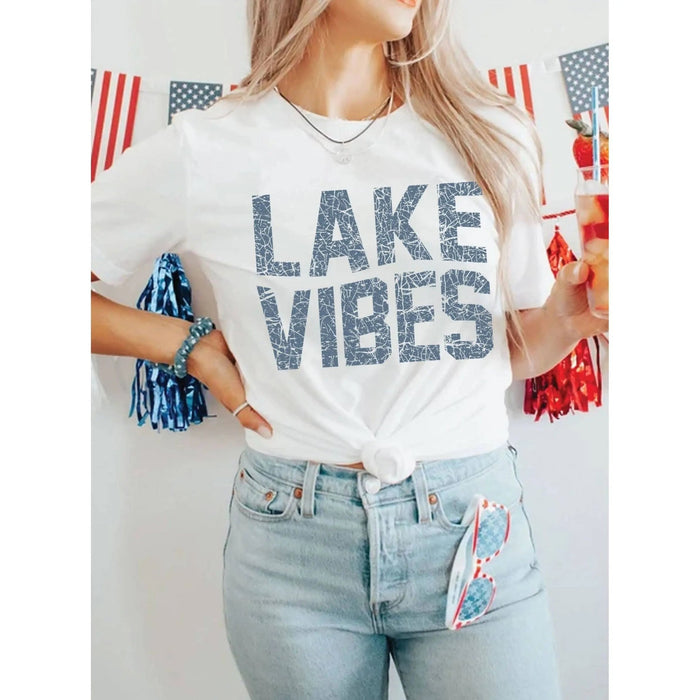 LAKE VIBES GRAPHIC TSHIRTS - LECCE