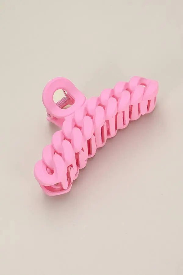 Large Matte Chain Hair claw Clips - LECCE