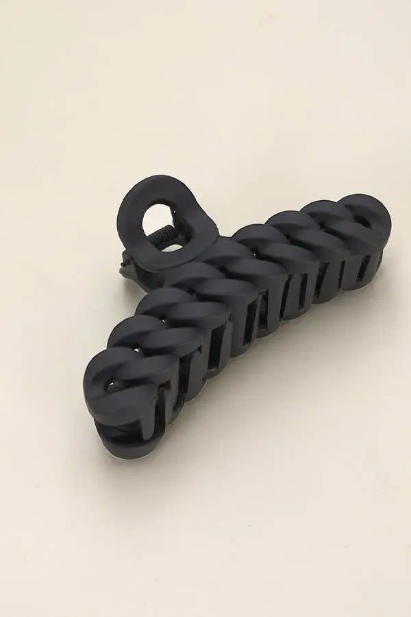 Large Matte Chain Hair claw Clips - LECCE