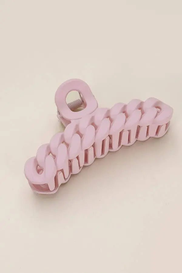 Large Matte Chain Hair claw Clips - LECCE