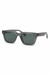 Large Square Frame Sunglasses - Gray Green