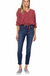 Judy Blue Mid-rise relaxed fit mineral wash — white background view 1