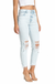 Tobi super high rise mom jean crop in playing for keeps lt — white background view 2