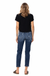 High-rise distressed boyfriend- Judy Blue Jeans — white background view 2