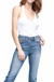 STRAIGHT CUFFED LEG — white background view 2