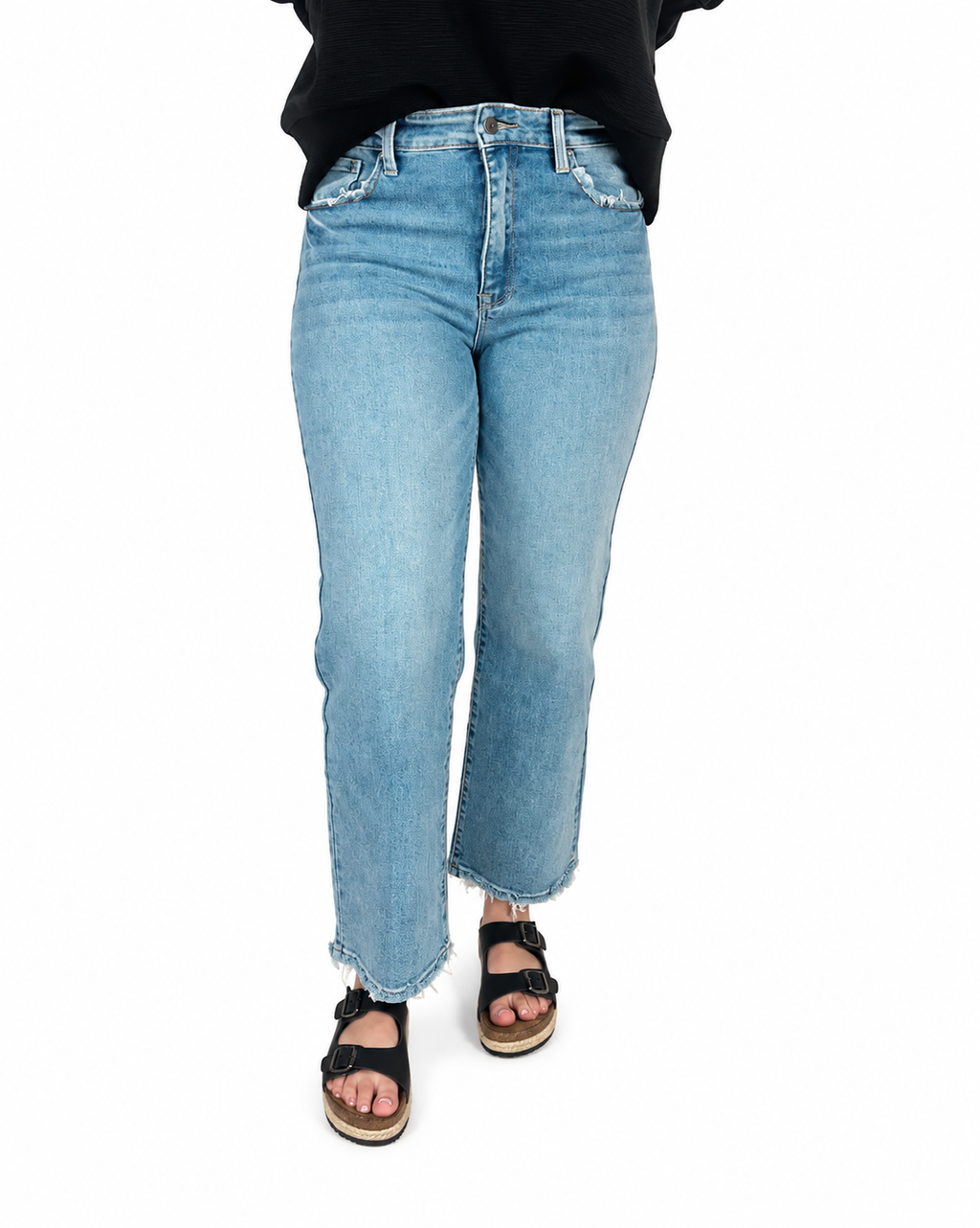 Petra Super High Rise Stretch Classic Straight Jeans