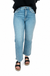Petra Super High Rise Stretch Classic Straight Jeans — white background view 1