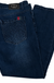 Pavini Dark Blue denim jeans — white background view 2