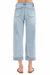 Risen Mid Rise Fit Boyfriend Jeans With Cuff — white background view 2