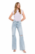 Vervet 90's Vintage Super High Rise Flare Jeans — white background view 2