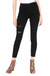Clara High RIse Skinny Crop Jeans — white background view 2
