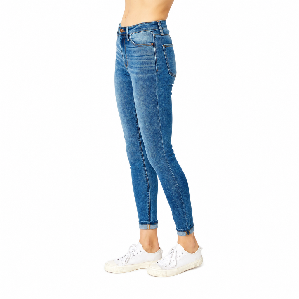 Judy Blue Hw Cuffed Hem Skinny