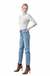 Kancan High Rise Slim Straight Jeans — white background view 2