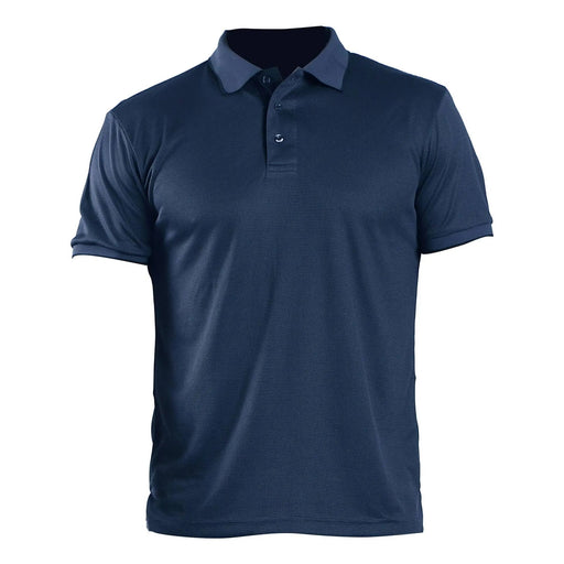 LeeHanTon Men's Short Sleeve Waffit Series Polo Shirt - LECCE