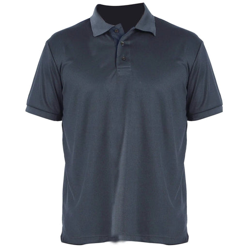 LeeHanTon Men's Short Sleeve Waffit Series Polo Shirt - LECCE