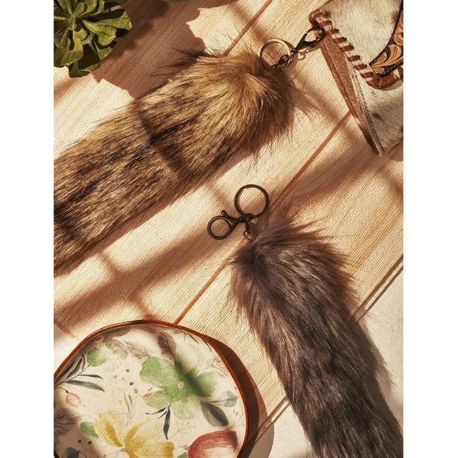 Charm para bolso marrón leopardo