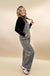 Leopard Denim Overalls - LECCE