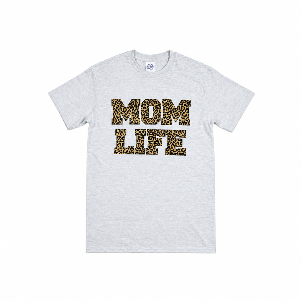 Camiseta leopardo mamá vida