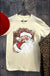 Leopard Print Back Secret Santa T-Shirt - LECCE
