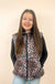 Leopard Quilted Puff Vest - LECCE