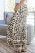 Leopard Wide Leg Cropped Pants - LECCE