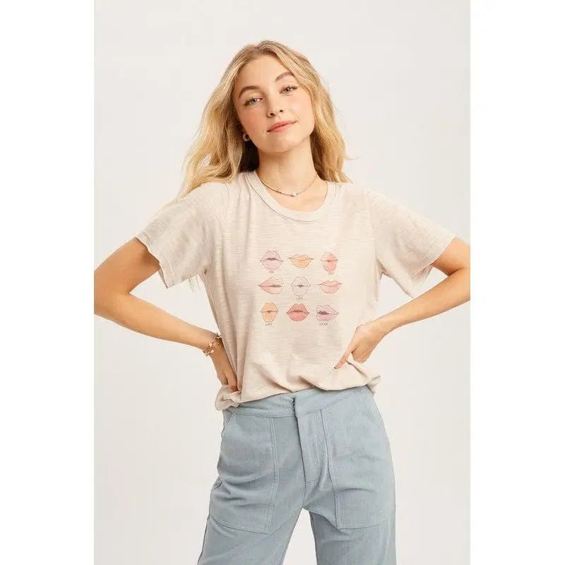 Lip Print Top