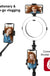 LivePro Multi - Media Station - 8 in LED Ring Light, Du - LECCE