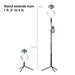 LivePro Multi - Media Station - 8 in LED Ring Light, Du - LECCE