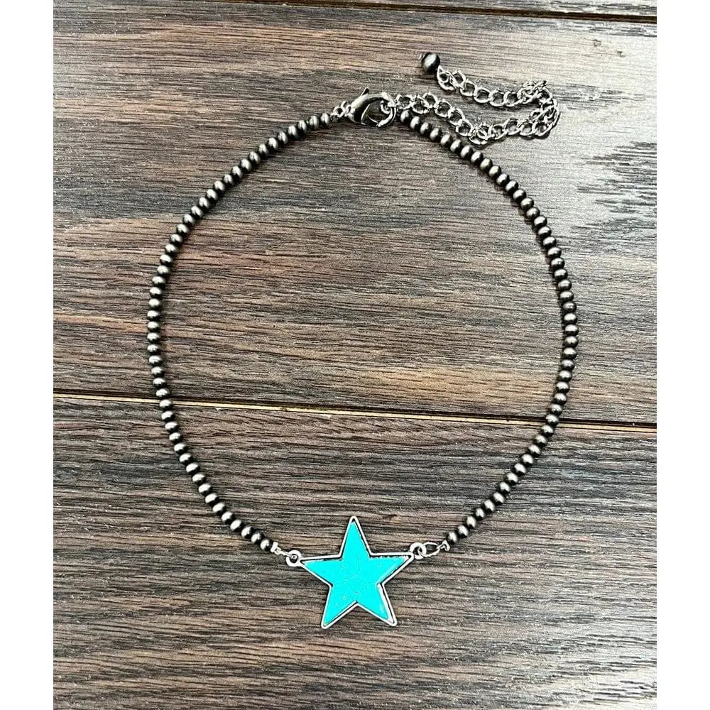 Lone Star Turquoise Necklace - LECCE