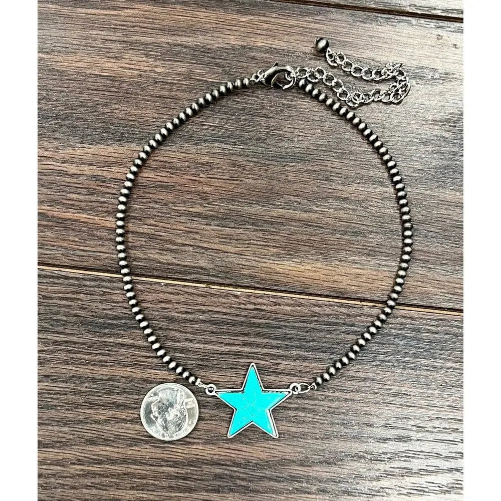 Lone Star Turquoise Necklace - LECCE