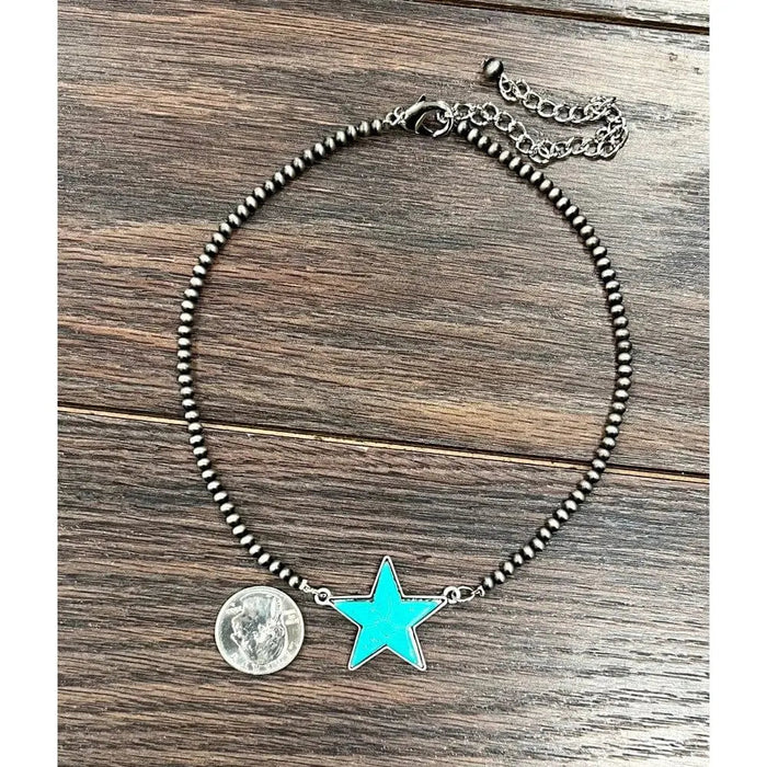 Lone Star Turquoise Necklace - LECCE