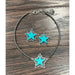 Lone Star Turquoise Necklace Earrings Set - LECCE