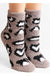 Luxury Soft Leopard Pattern Mini Crew Winter Socks - LECCE