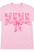 Mama Bow Tee on white background