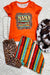 MAMA tried leopard top & bell bottom pants set - LECCE