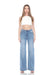 Medium wash wide-leg jeans alternate view