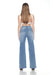 Medium wash wide-leg jeans alternate view
