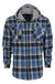 Men's Casual Button Up Flannel Shirt with Removable Hoodi - LECCE