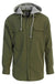 Men's Casual Button Up Flannel Shirt with Removable Hoodi - LECCE