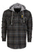 Men's Casual Button Up Flannel Shirt with Removable Hoodi - LECCE
