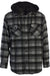 Men's Casual Button Up Flannel Shirt with Removable Hoodi - LECCE