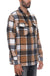 Mens Checkered Soft Flannel Shacket - LECCE
