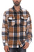 Mens Checkered Soft Flannel Shacket - LECCE